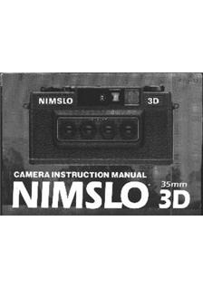 Nimslo 3 D Stereo manual. Camera Instructions.